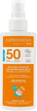 ALPHANOVA,krem do opalania, w spray'u, SPF 50,przód