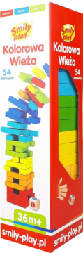SMILY PLAY ,kolorowa wieża,przód