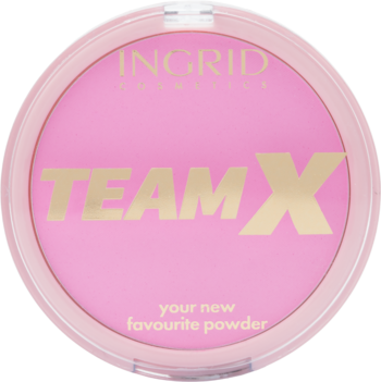 INGRID COSMETICS TeamX ,róż do policzków, Pink Promise,przód
