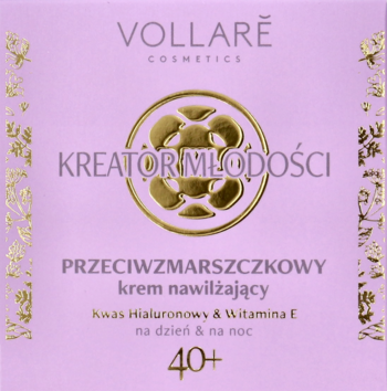 VOLLARE COSMETICS,krem do twarzy, przeciwzmarszczkowy, 40+, dzień/noc,przód