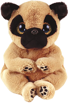 TY BEANIE BABIES ,Izzy maskotka mops,przód