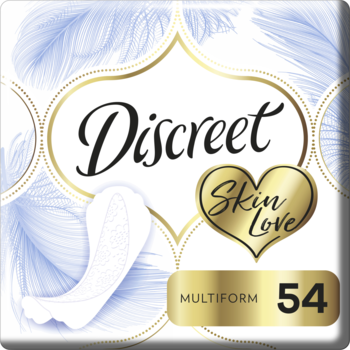 DISCREET ,wkładki higieniczne Skin Love Multiform,przód