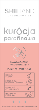SHEHAND LABORATORIES Kuracja Parafinowa ,krem-maska do dłoni nawilżająco-regenerująca,przód