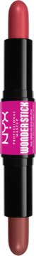 NYX PROFESSIONAL MAKEUP Wonder ,róż do policzków, w sztyfcie, Coral & Deep Peach,przód