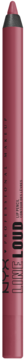 NYX Professional Makeup Line Loud Lip Liner w odcieniu zgaszonego różu, widok z przodu, widoczny napis.