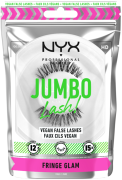 NYX PROFESSIONAL MAKEUP Jumbo Lash! ,sztuczne rzęsy wegańskie, nr 04 Fringe Glam,przód