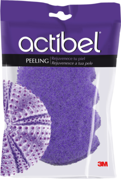 3M ACTIBEL ,gąbka kąpielowa, peeling, odmładzająca,przód