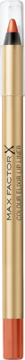 Max Factor Colour Elixir konturówka do ust Brown n Nude, złota z pomarańczowo-brązową końcówką, widok z przodu.