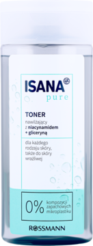 ISANA Pure ,toner do twarzy, nawilżajacy,przód