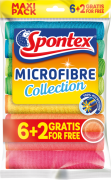 SPONTEX ,ściereczki z mikrofibry,przód