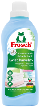 FROSCH ,koncentrat do płukania tkanin, Kwiat bawełny,przód