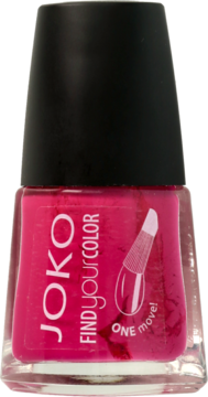 JOKO Find Your Colour ,lakier do paznokci, nr 123 Born To Be Fuchsia,przód