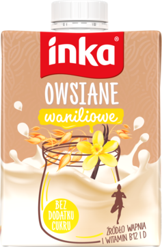 INKA ,napój owsiany z wanilią,przód