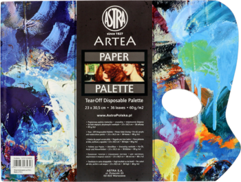 ASTRA ,paleta malarska, papierowa, 23x30,5 cm, 36 kartek,przód
