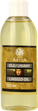 ASTRA Artea ,olej lniany, do rozcierania farb olejnych,przód