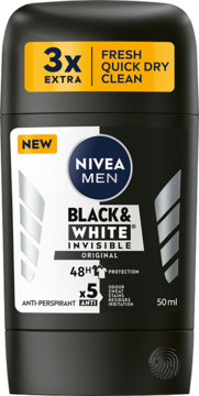 NIVEA MEN,antyperspirant w sztyfcie, 48h, Invisible Original,przód