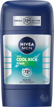 NIVEA MEN Cool Kick Fresh,antyperspirant w sztyfcie, 72h,przód