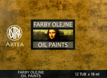 ASTRA ,farby olejne, artystyczne,przód