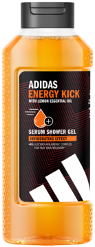 ADIDAS Energy Kick ,serum-żel pod prysznic dla mężczyzn, energetyzujący,przód