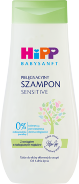 HIPP Baby Sanft Sensitive,szampon pielęgnacyjny dla dzieci,przód