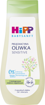 HIPP Baby Sanft Sensitive,oliwka pielęgnacyjna dla dzieci,przód