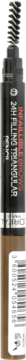 INFAILLIBLE BROW 24H Triangular Pencil, dark grey with brown end, vertical shot showing text & barcode.