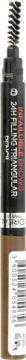 INFAILLIBLE BROW 24H Triangular Pencil, dark grey with brown end, vertical shot showing text & barcode.