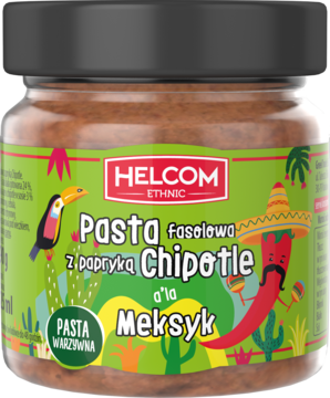 HELCOM Ethnic ,Pasta fasolowa z papryką Chipotle a' la Meksyk,przód