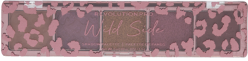 Paleta cieni Revolution Pro Glam Rose Gold Leopard, 5 burgundowych cieni: 3 matowe, 2 błyszczące.