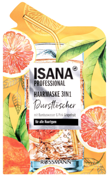 ISANA PROFESSIONAL ,maska do włosów, 3w1,przód