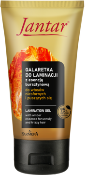 FARMONA JANTAR ,galaretka do laminacji włosów, z esencją bursztynową,przód