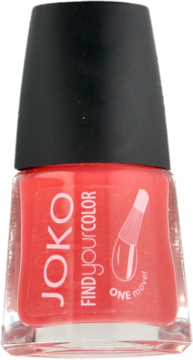 JOKO Find Your Colour ,lakier do paznokci, nr 110 Paradise Coral Mat,przód