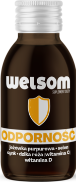 WELSOM ,napój typu shot, Odporność,przód