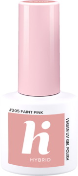 HI HYBRID ,lakier hybrydowy, #205 Faint Pink,przód