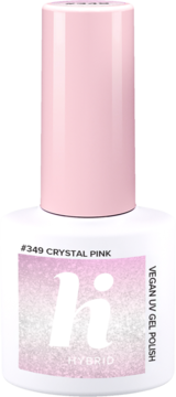 HI HYBRID ,lakier hybrydowy, #349 Crystal Pink,przód