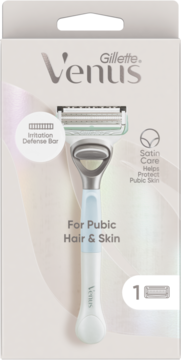 GILLETTE VENUS Intimate ,maszynka do golenia, okolic intymnych dla kobiet, rączka + 1 wkład,przód