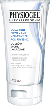 PHYSIOGEL Codzienne Nawilżanie ,żel pod prysznic, kremowy, do skóry suchej i wrażliwej,przód