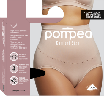 POMPEA Comfort Size ,figi damskie, Curvy, Skin, rozm. L,przód