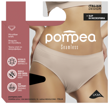POMPEA Seamless ,figi damskie, Skin, rozm. L/XL,przód
