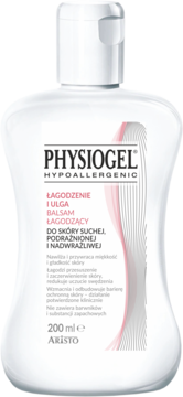 PHYSIOGEL Łagodzenie i Ulga ,balsam do ciała, łagodzący, do skóry suchej, podrażnionej i nadwrażliwej,przód