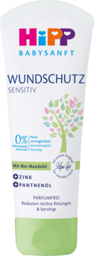 HIPP Baby Sanft Sensitive,krem przeciw odparzeniom, dla dzieci od 1. dnia życia,przód