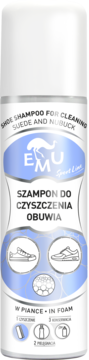EMU Sport Line ,szampon w piance do czyszczenia obuwia, zamsz i nubuk,przód