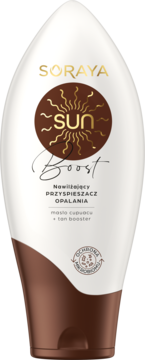 SORAYA Sun Boost ,przyśpieszacz opalania, nawilżający,przód