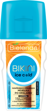 BIELENDA Bikini ,mgiełka po opalaniu nawilżająco-chłodząca, Ice Cold,przód