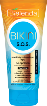 BIELENDA Bikini ,żel po opalaniu nawilżająco-łagodzący, Ulga i Nawilżenie,przód