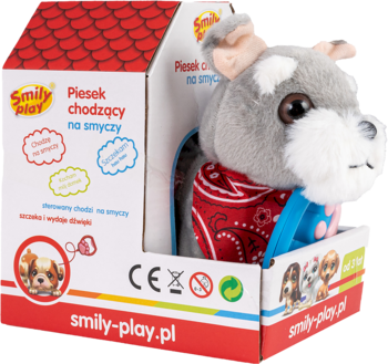 SMILY PLAY ,piesek chodzący na smyczy,przód