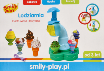 SMILY PLAY ,ciasto masa plastyczna, Lodziarnia,przód