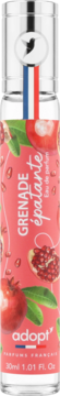 Adopt' Grenade Épatante woda perfumowana, butelka z różową etykietą z granatem, hummingbird logo na srebrnej zakrętce.