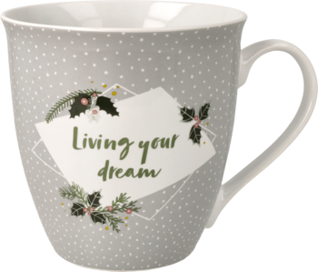 IDEENWELT ,kubek, dream/coffee lover XXL,przód