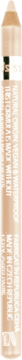 Wodoodporna wegańska kredka do oczu Miss Sporty Naturally Perfect 013 Soft Nude w beżowej butelce, widok z przodu.